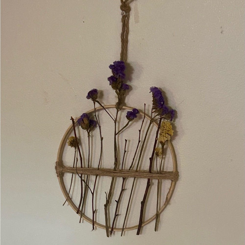Rustic Floral Wall Hanging